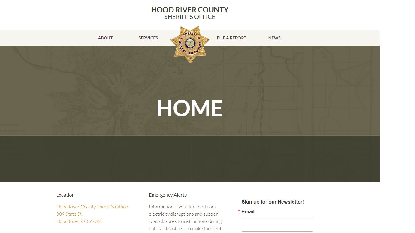 Home | Hood River County Sheriff